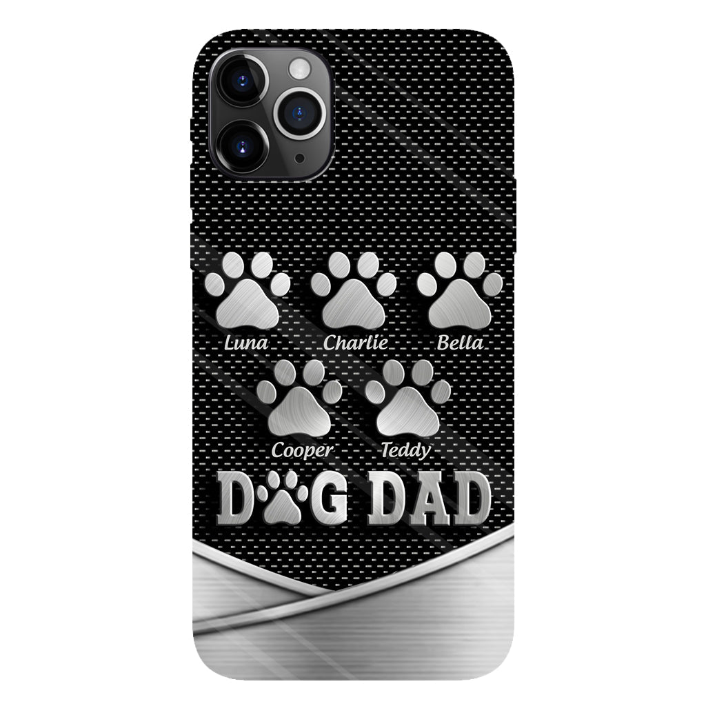 Hundepapa – Personalisierte Handyhülle mit Hundemotiv