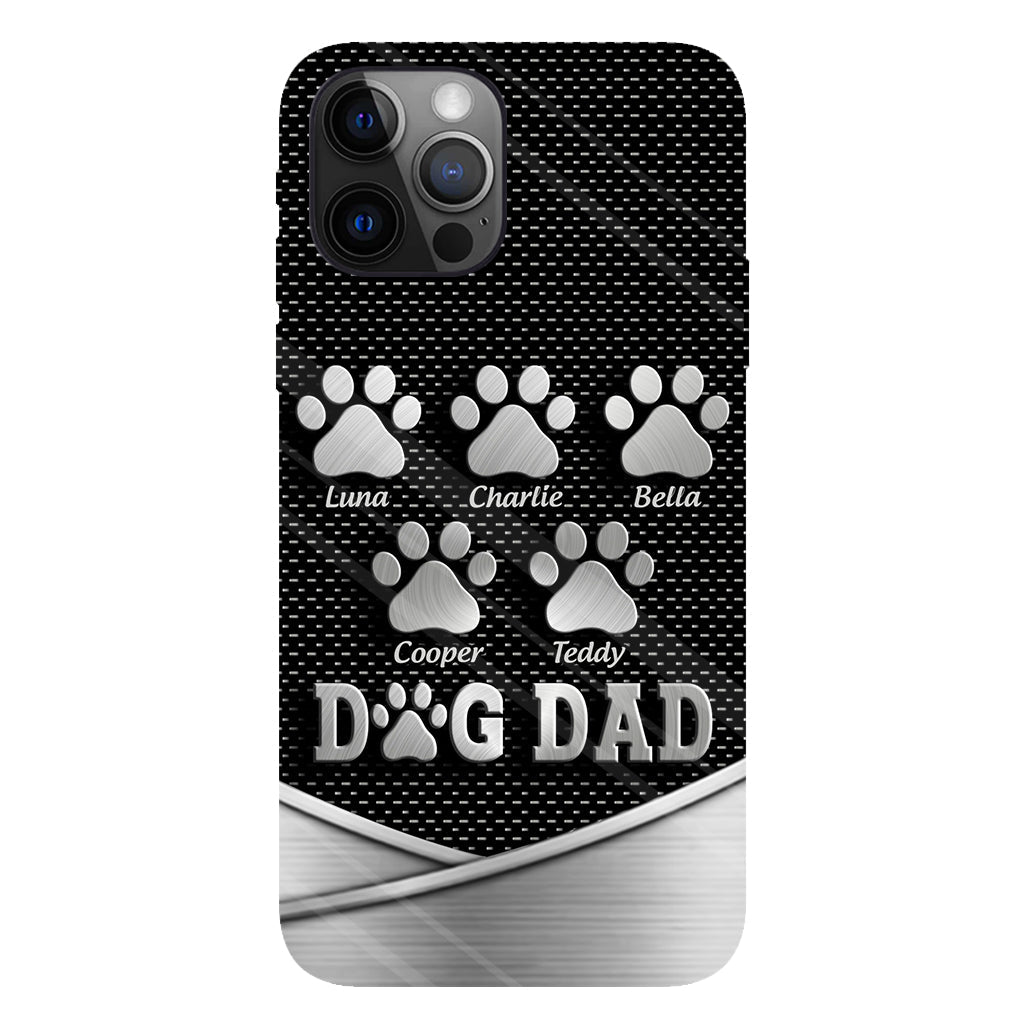 Hundepapa – Personalisierte Handyhülle mit Hundemotiv