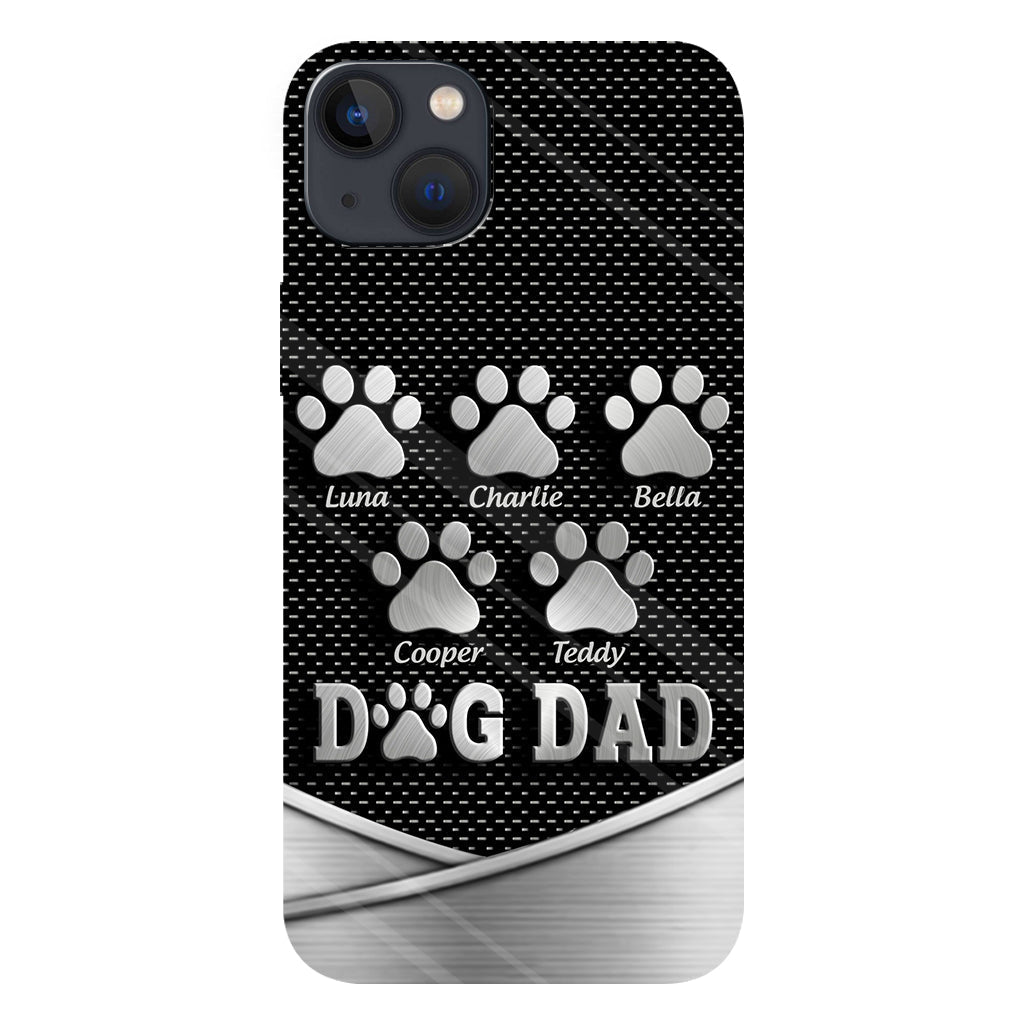 Hundepapa – Personalisierte Handyhülle mit Hundemotiv