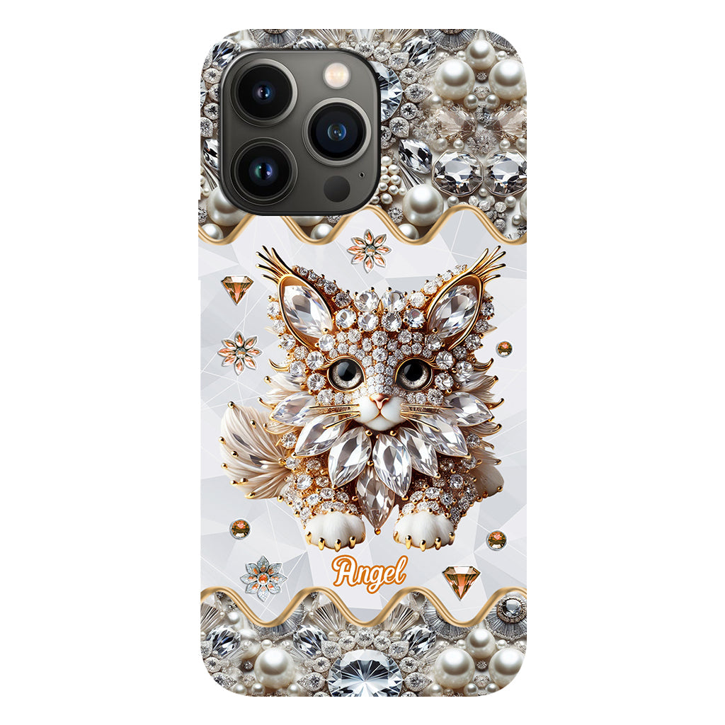 Coque de téléphone personnalisée avec motif chat persan « Love Persian Cat »