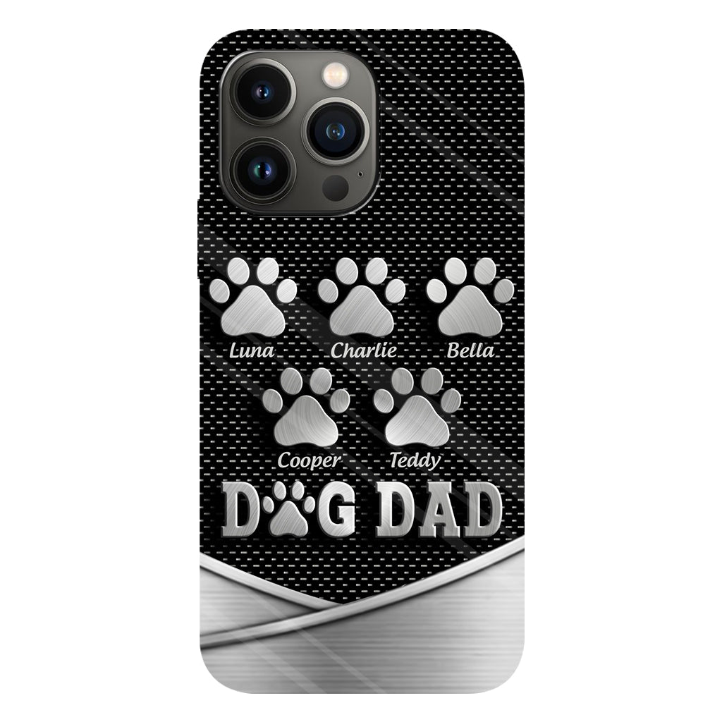 Hundepapa – Personalisierte Handyhülle mit Hundemotiv