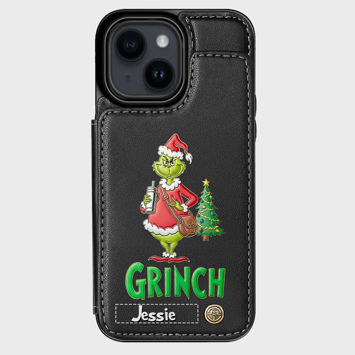 Merry Grinchmas - Personalized Stole Christmas Wallet Phone Case