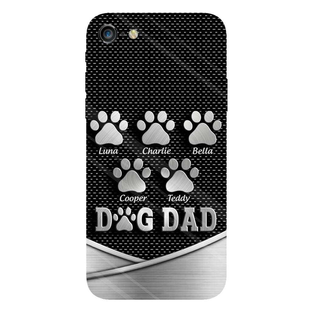Hundepapa – Personalisierte Handyhülle mit Hundemotiv