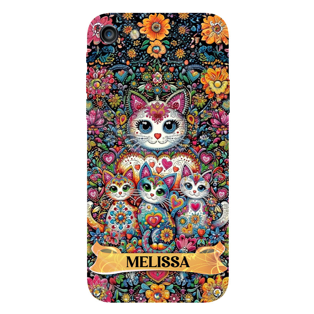 Magnifiques chats - Coque de téléphone personnalisée avec impression intégrale de chat