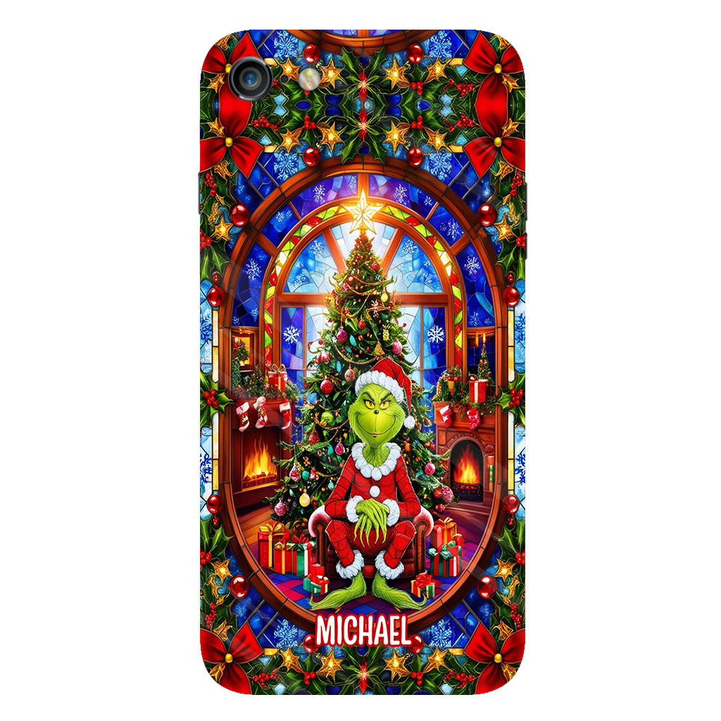 Green Christmas - Personalized Stole Christmas Full Print Phone Case