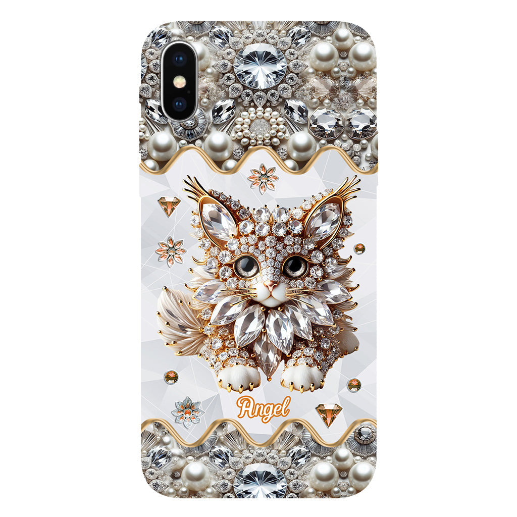 Coque de téléphone personnalisée avec motif chat persan « Love Persian Cat »