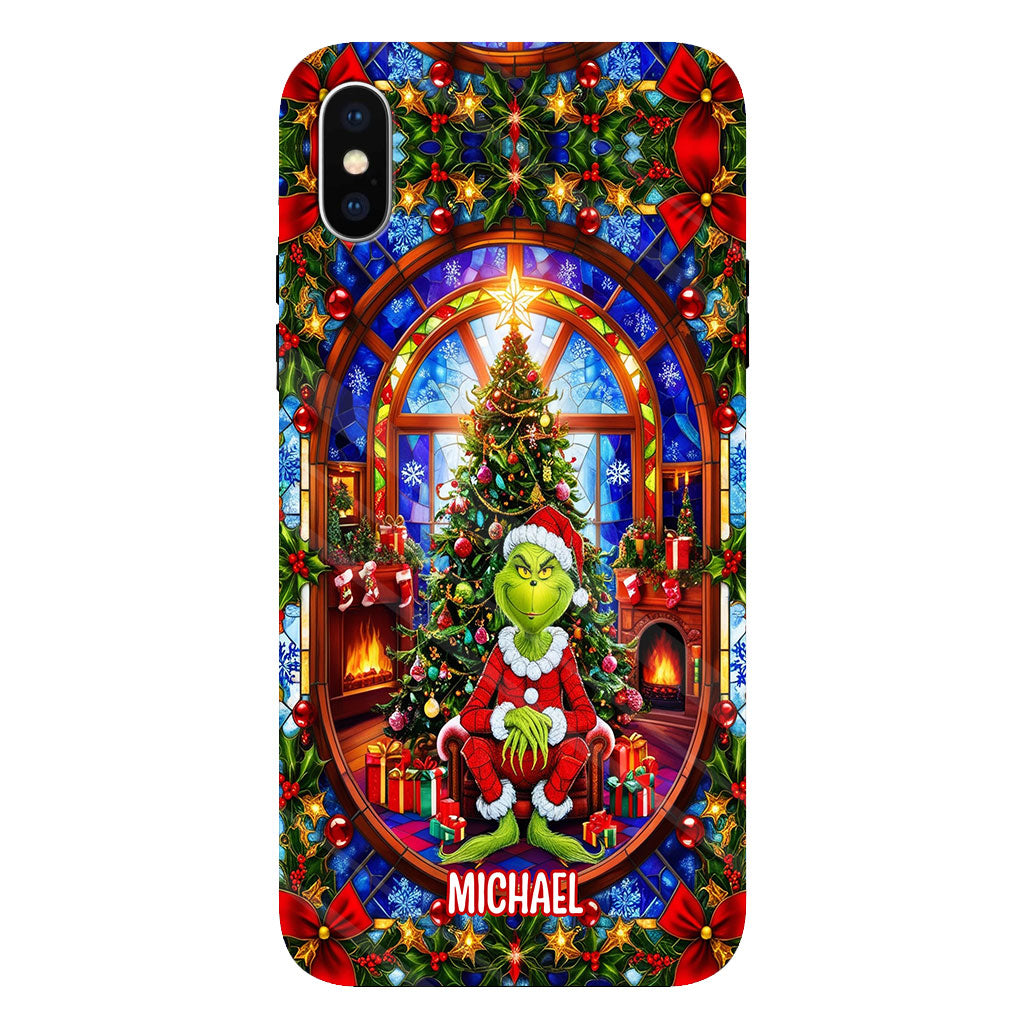 Green Christmas - Personalized Stole Christmas Full Print Phone Case