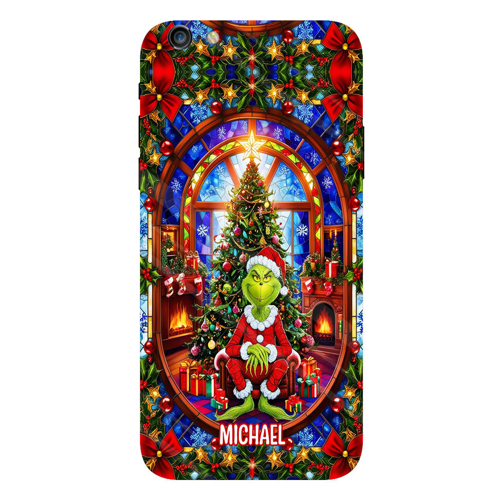 Green Christmas - Personalized Stole Christmas Full Print Phone Case