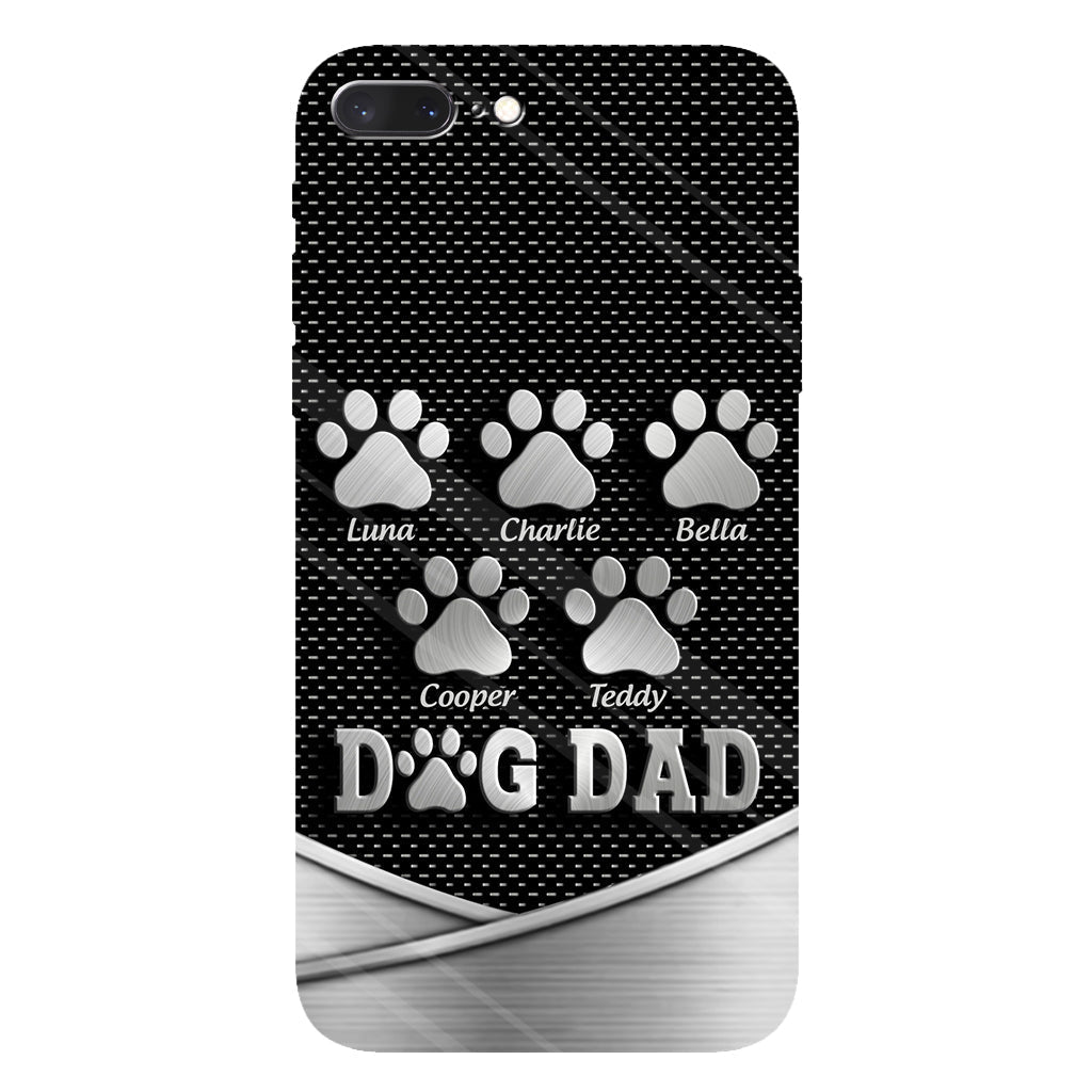 Hundepapa – Personalisierte Handyhülle mit Hundemotiv