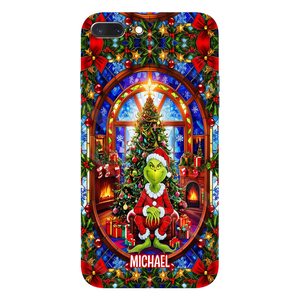 Green Christmas - Personalized Stole Christmas Full Print Phone Case