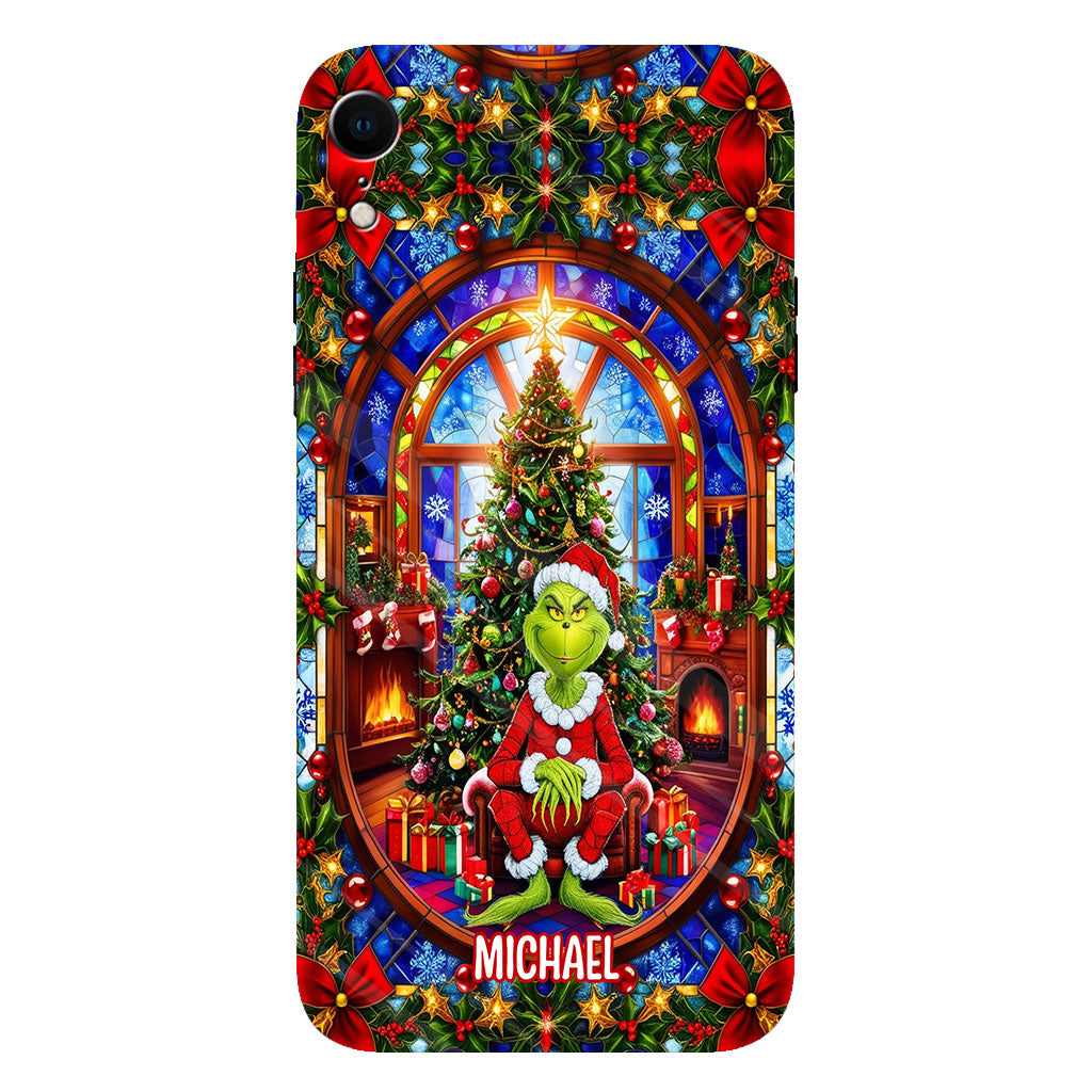 Green Christmas - Personalized Stole Christmas Full Print Phone Case
