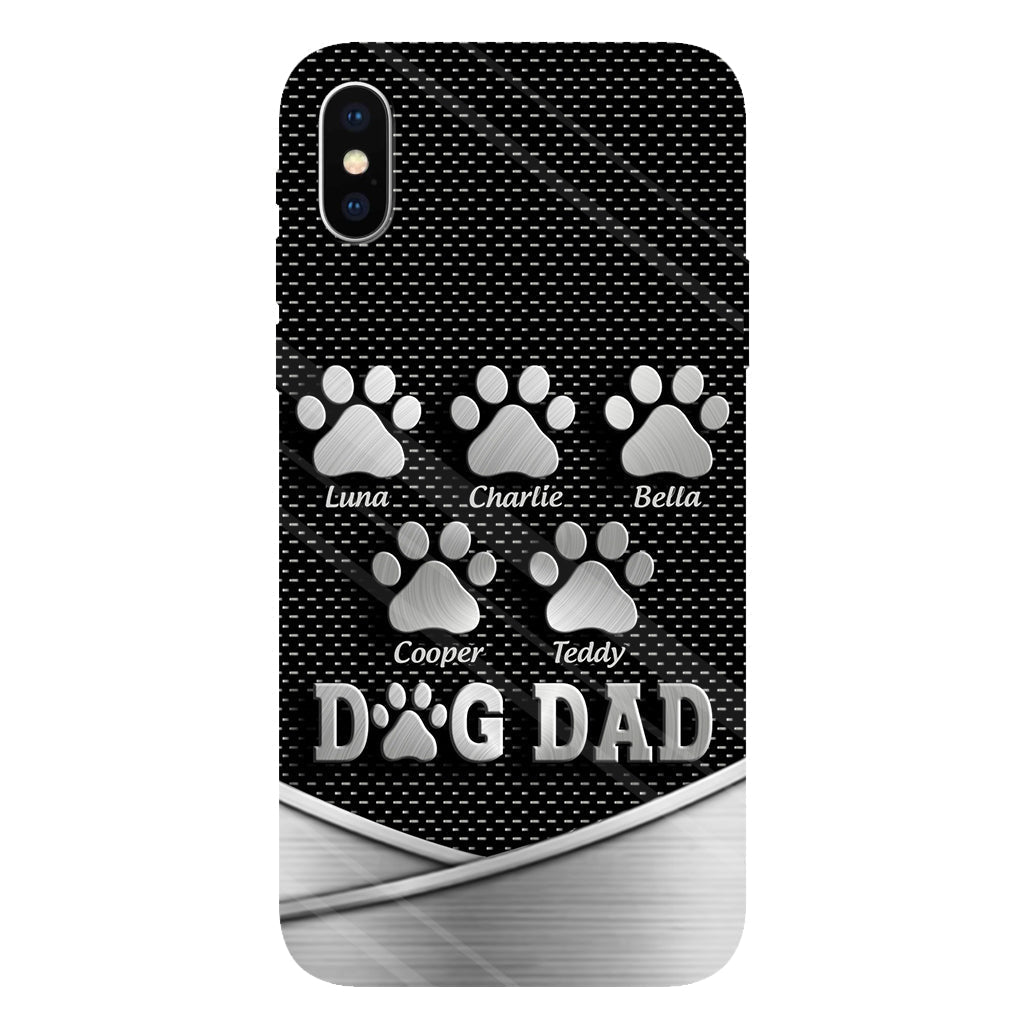 Hundepapa – Personalisierte Handyhülle mit Hundemotiv