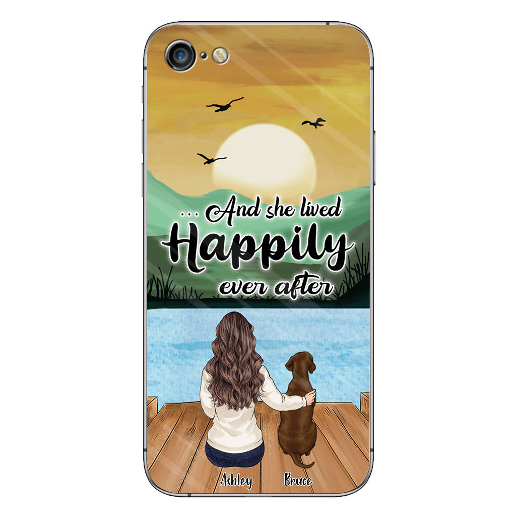 Coque de téléphone personnalisée pour la fête des mères avec un chien : « Tu m’as conquise dès le premier aboiement ! »