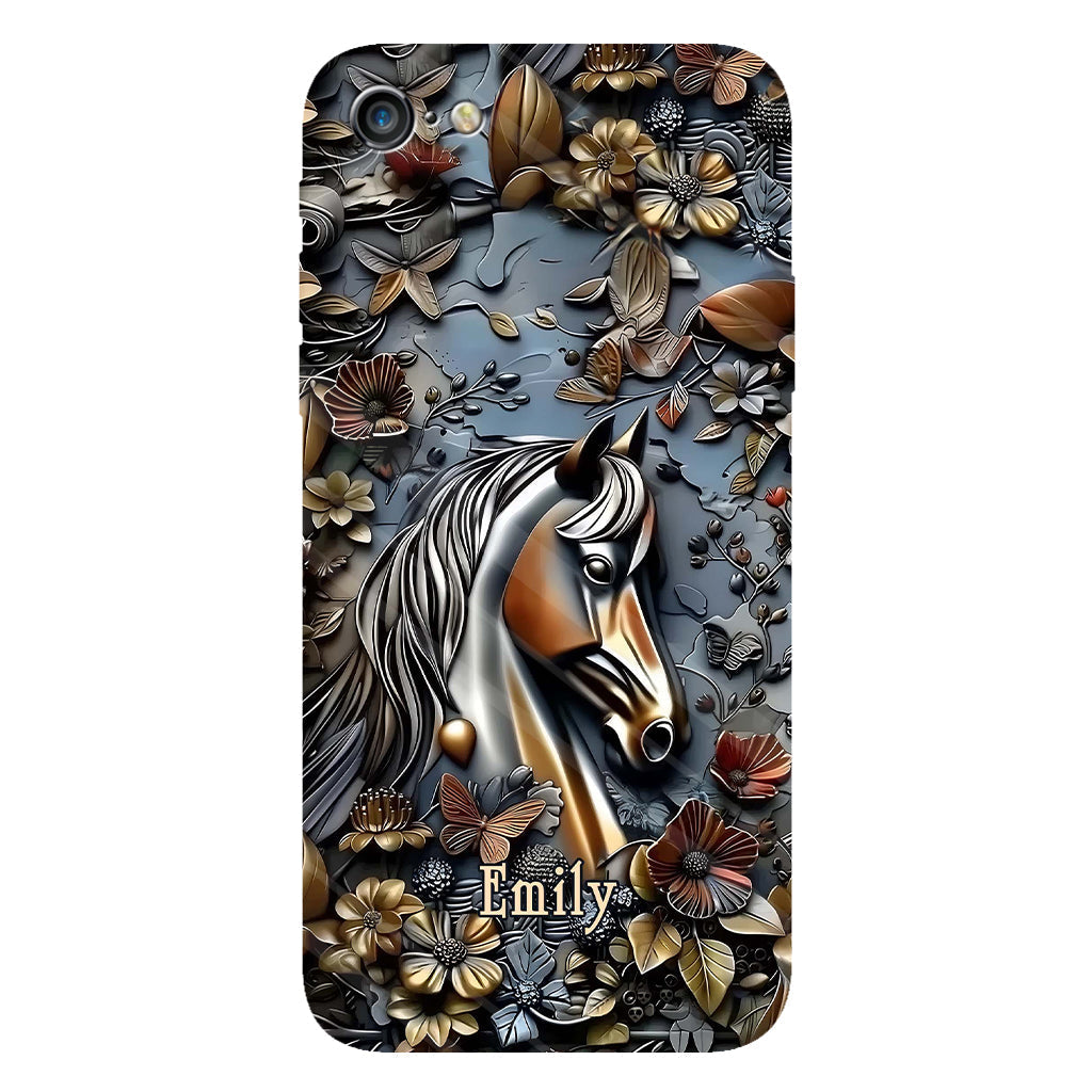 Stunning Horse - Personalized Horse Full Print Phone Case