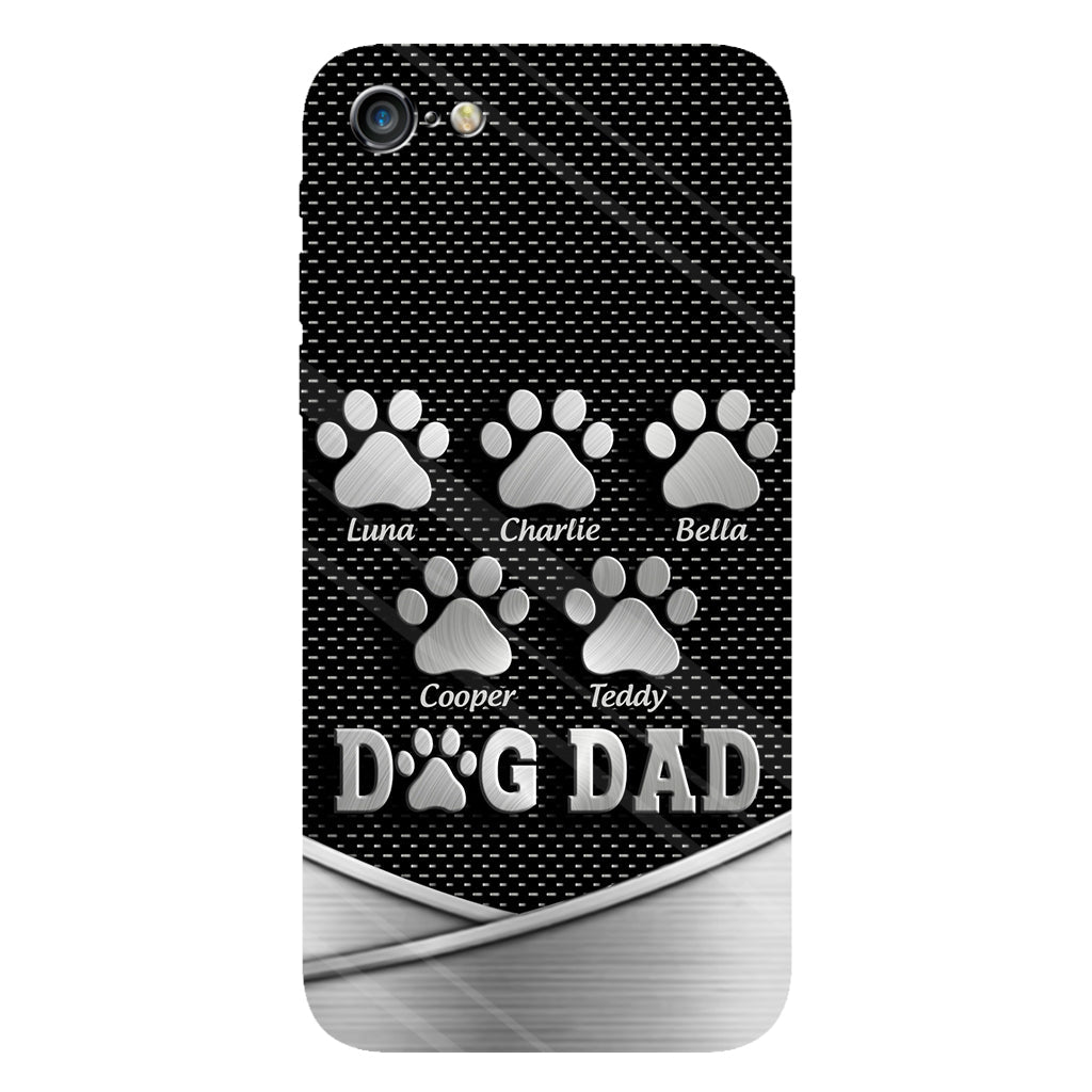 Hundepapa – Personalisierte Handyhülle mit Hundemotiv