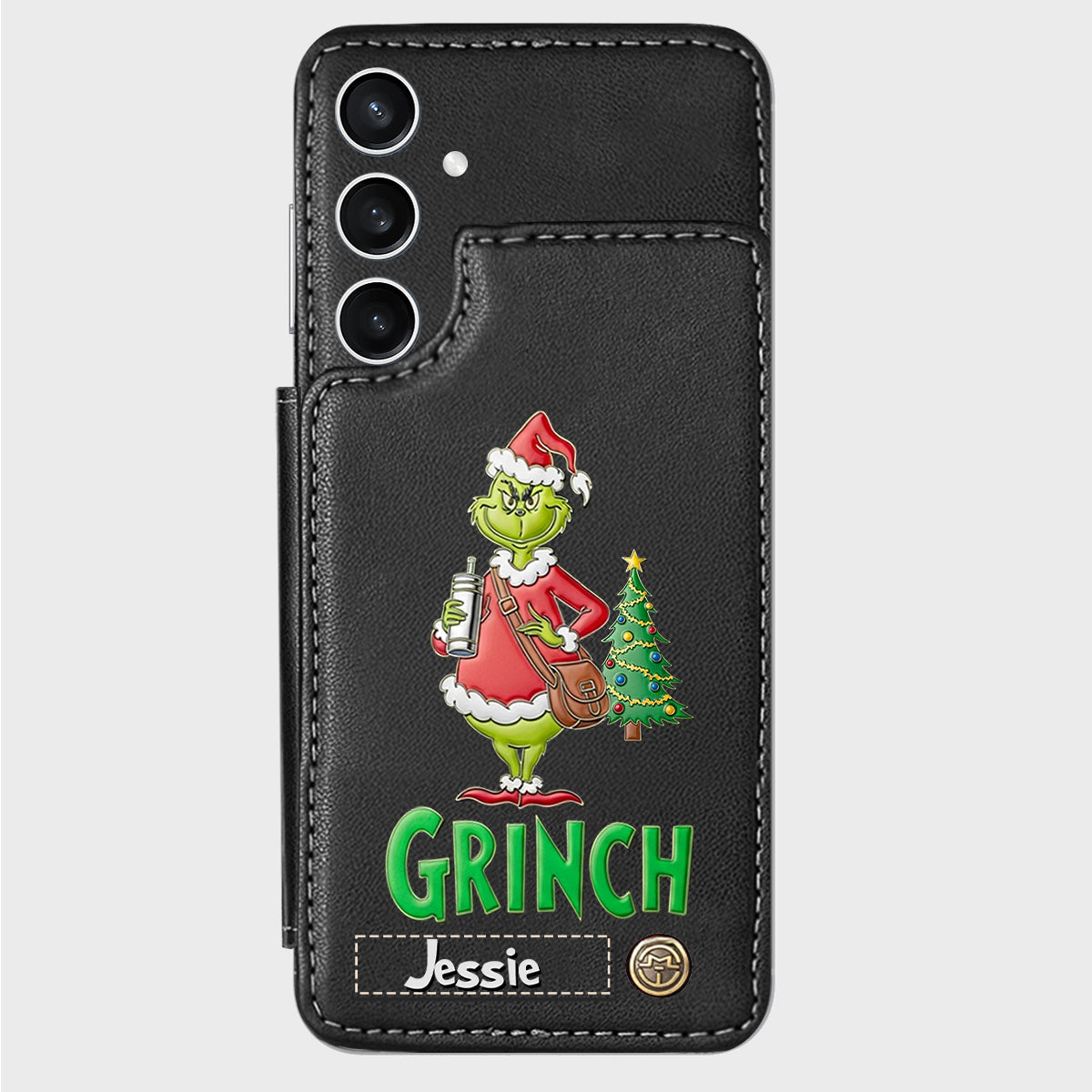 Merry Grinchmas - Personalized Stole Christmas Wallet Phone Case