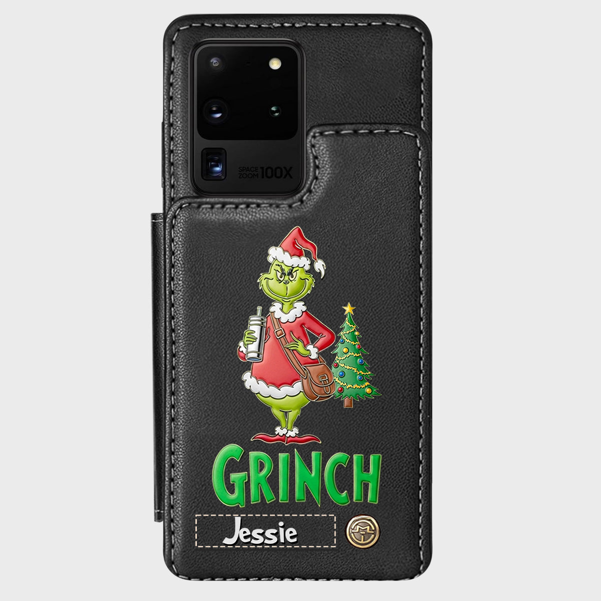 Merry Grinchmas - Personalized Stole Christmas Wallet Phone Case