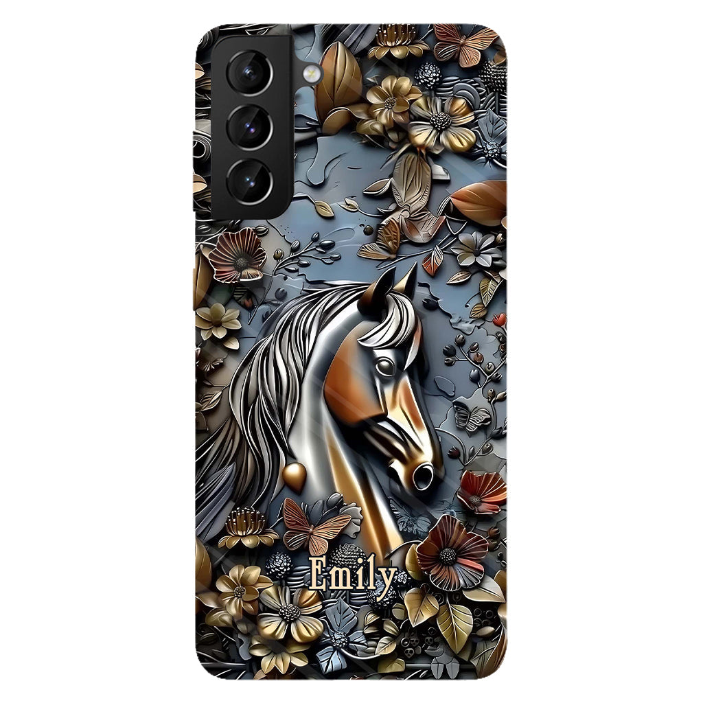 Stunning Horse - Personalized Horse Full Print Phone Case