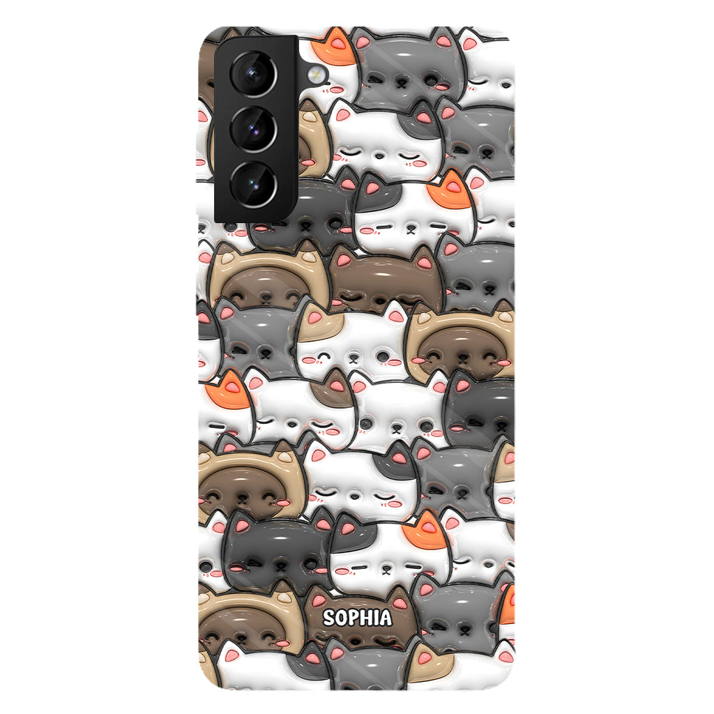 Oui, j'ai besoin de tous ces chats ! - Coque de téléphone personnalisée avec imprimé chat intégral
