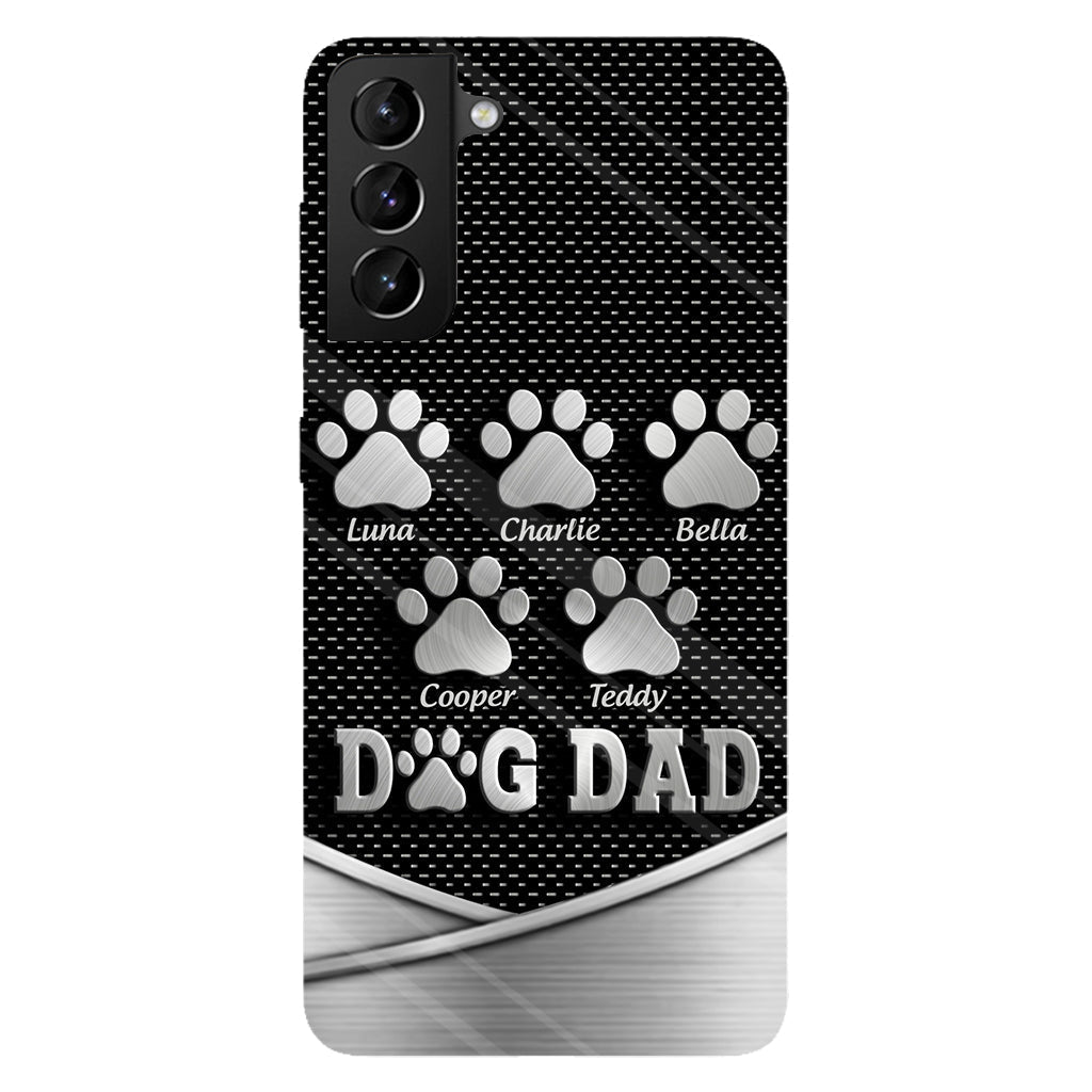 Hundepapa – Personalisierte Handyhülle mit Hundemotiv