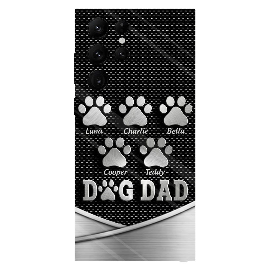 Hundepapa – Personalisierte Handyhülle mit Hundemotiv