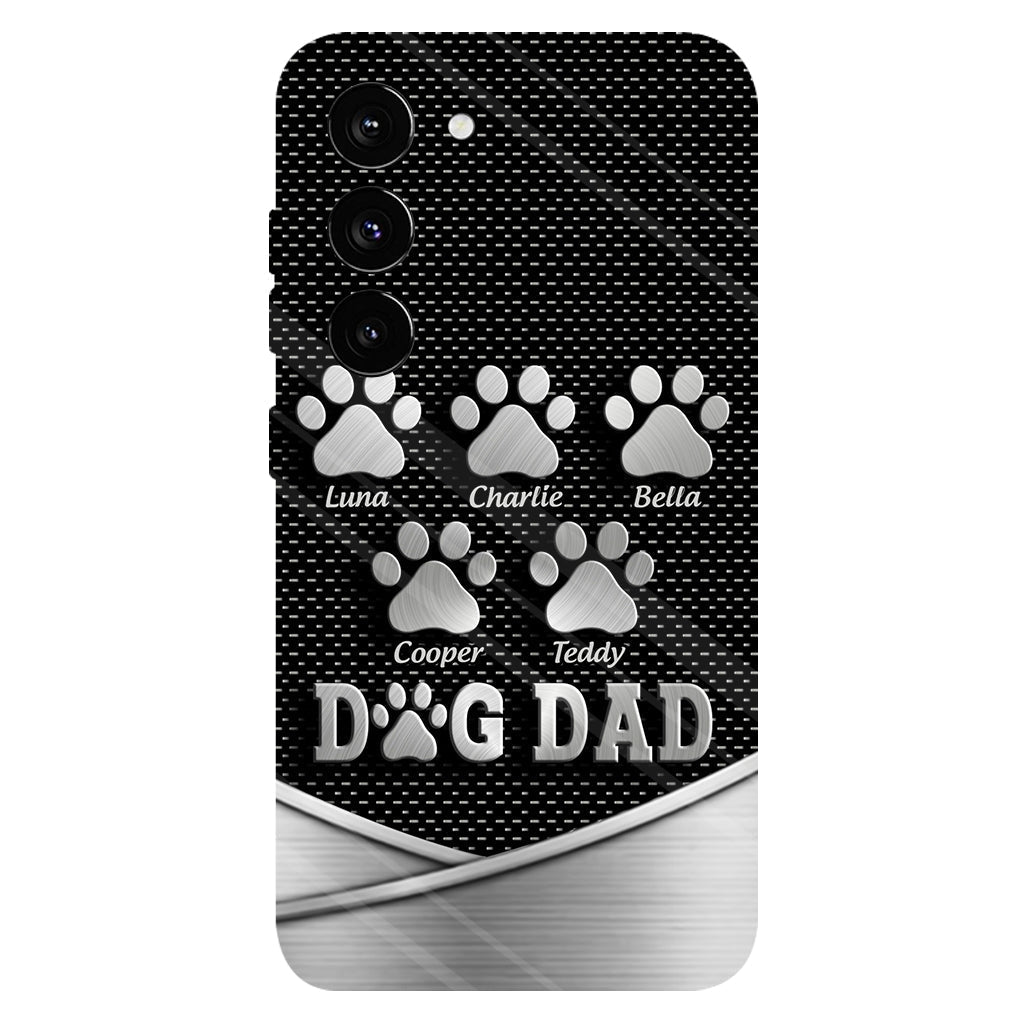 Hundepapa – Personalisierte Handyhülle mit Hundemotiv