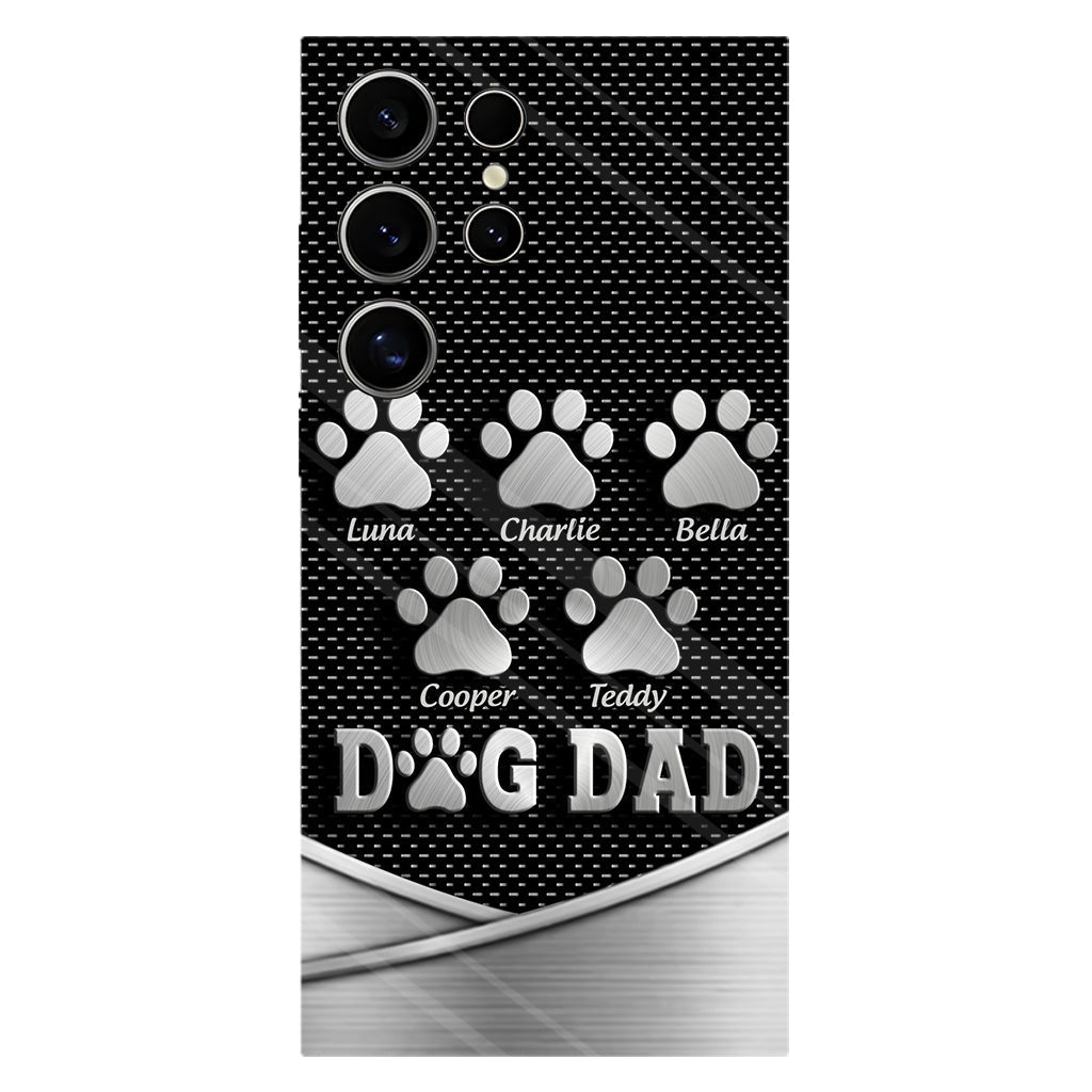 Hundepapa – Personalisierte Handyhülle mit Hundemotiv