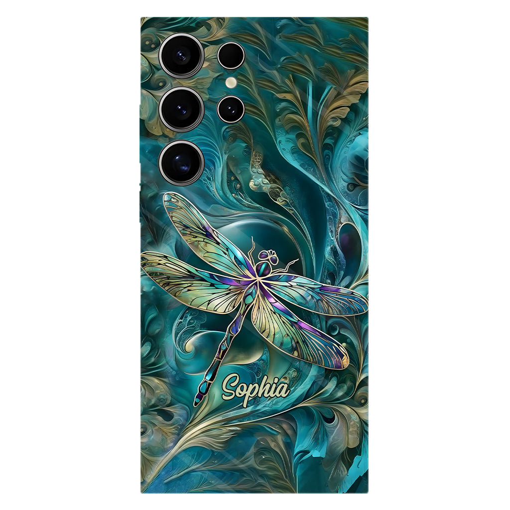 Magnifique libellule - Coque de téléphone personnalisée avec motif libellule intégral