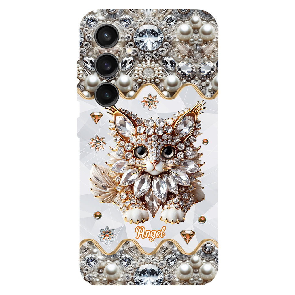Coque de téléphone personnalisée avec motif chat persan « Love Persian Cat »