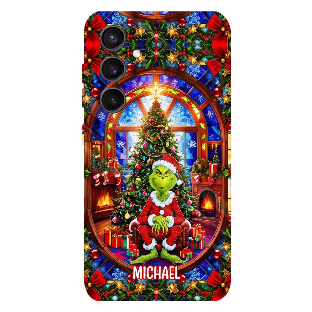 Green Christmas - Personalized Stole Christmas Full Print Phone Case