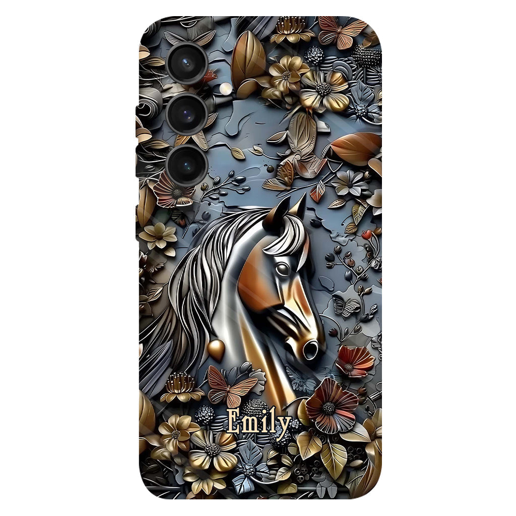 Stunning Horse - Personalized Horse Full Print Phone Case