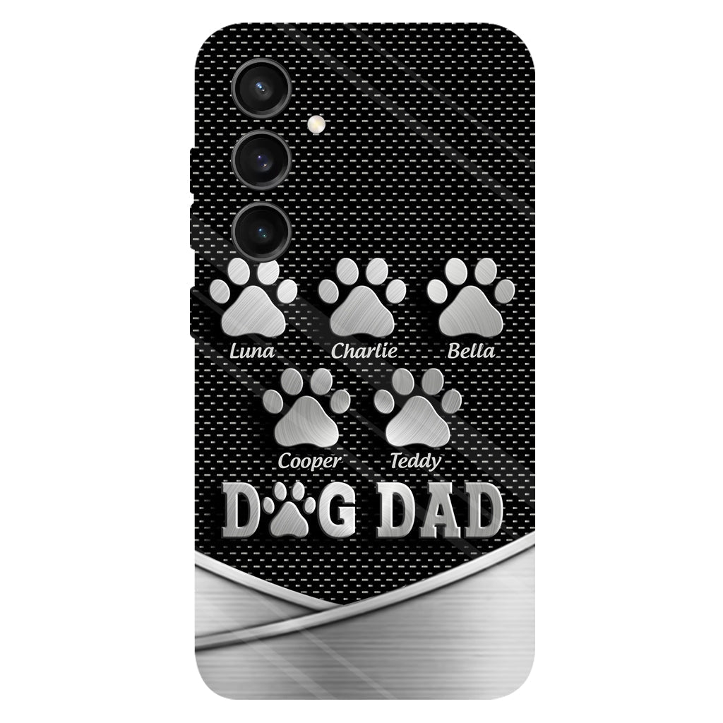 Hundepapa – Personalisierte Handyhülle mit Hundemotiv