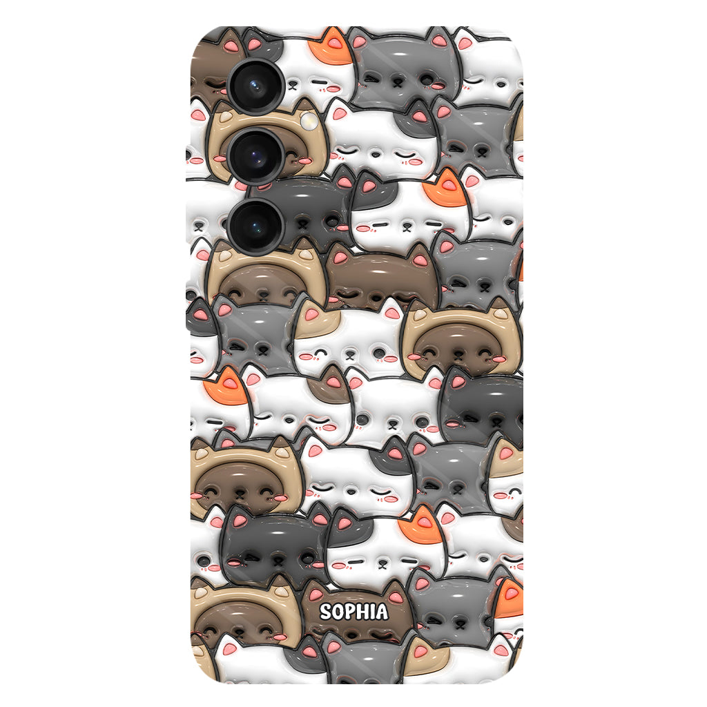 Oui, j'ai besoin de tous ces chats ! - Coque de téléphone personnalisée avec imprimé chat intégral