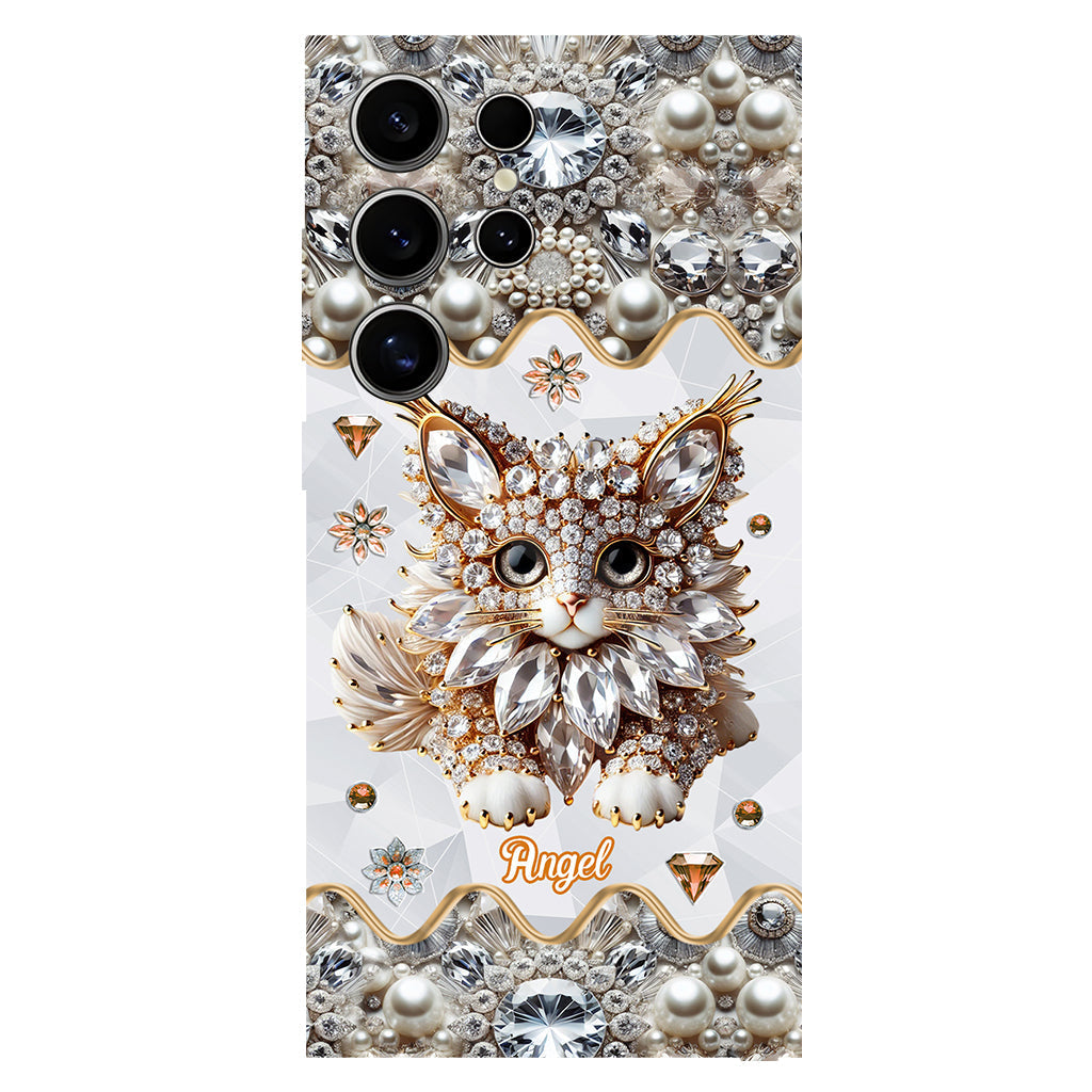 Coque de téléphone personnalisée avec motif chat persan « Love Persian Cat »