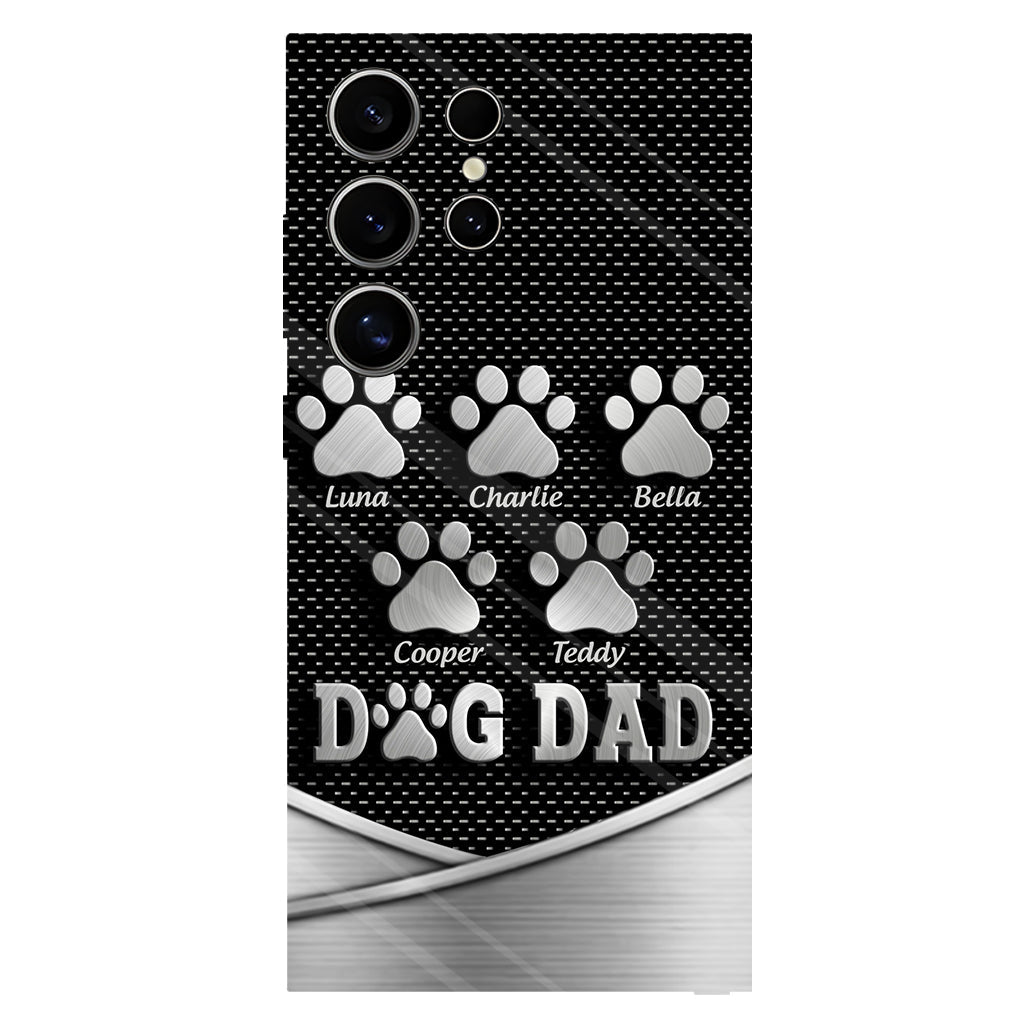 Hundepapa – Personalisierte Handyhülle mit Hundemotiv