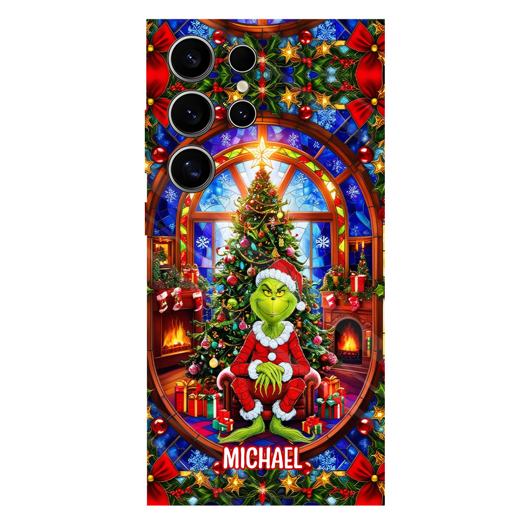 Green Christmas - Personalized Stole Christmas Full Print Phone Case