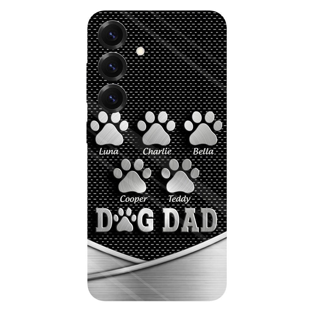 Hundepapa – Personalisierte Handyhülle mit Hundemotiv
