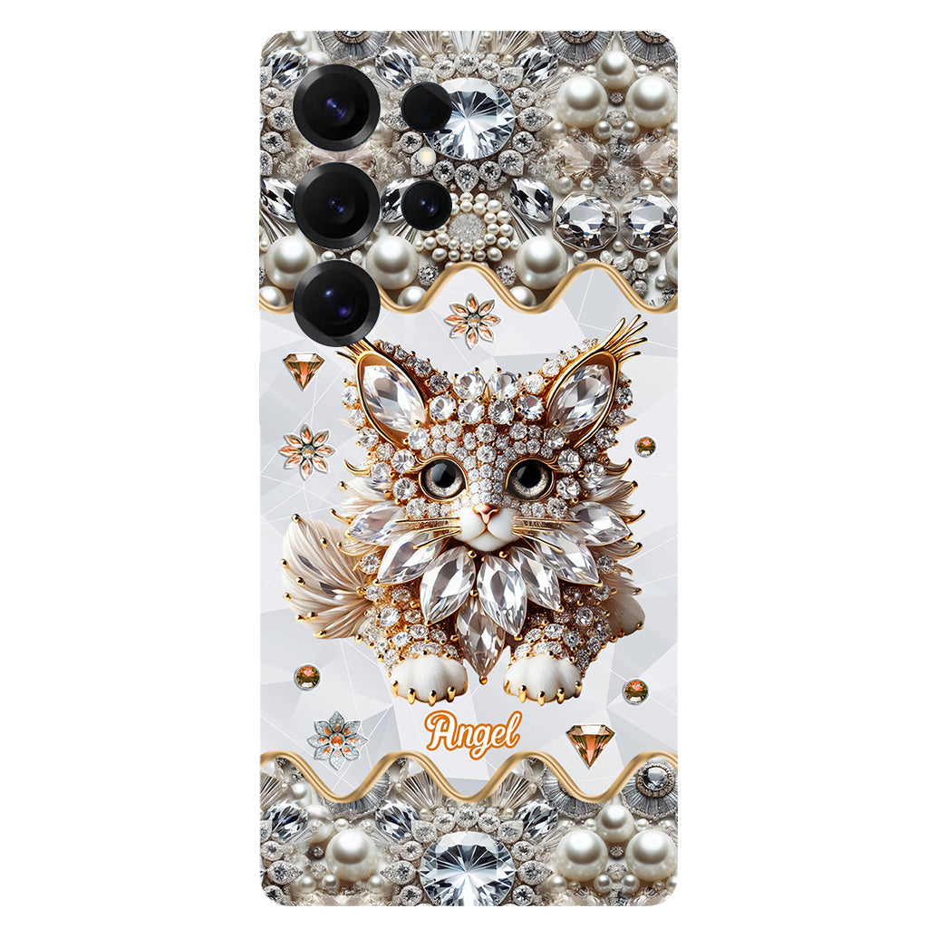 Coque de téléphone personnalisée avec motif chat persan « Love Persian Cat »