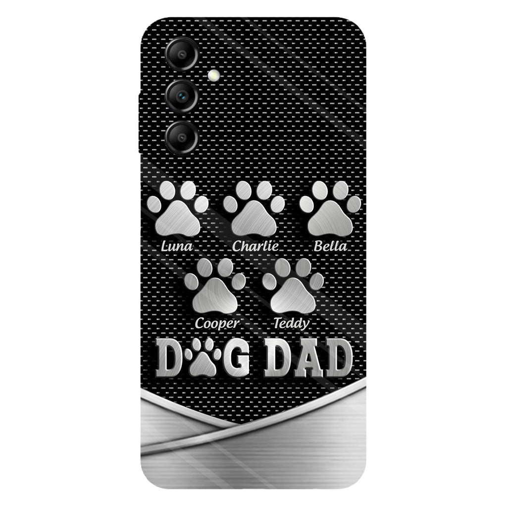 Hundepapa – Personalisierte Handyhülle mit Hundemotiv