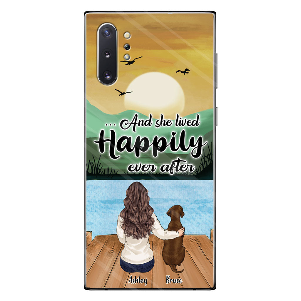 Coque de téléphone personnalisée pour la fête des mères avec un chien : « Tu m’as conquise dès le premier aboiement ! »
