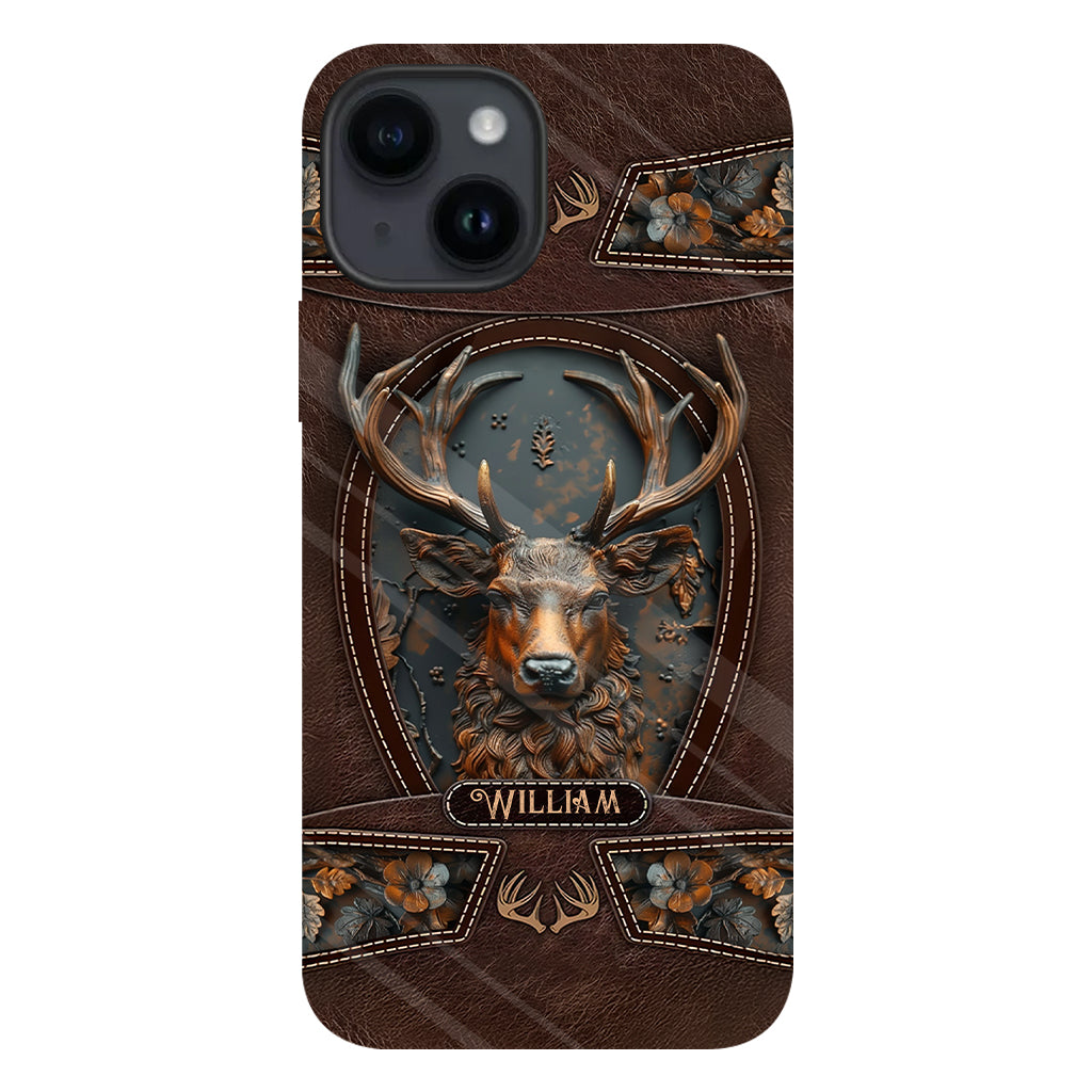 Atemberaubendes Hirschmotiv – Personalisierte Handyhülle mit Jagdmotiv und Vollbilddruck
