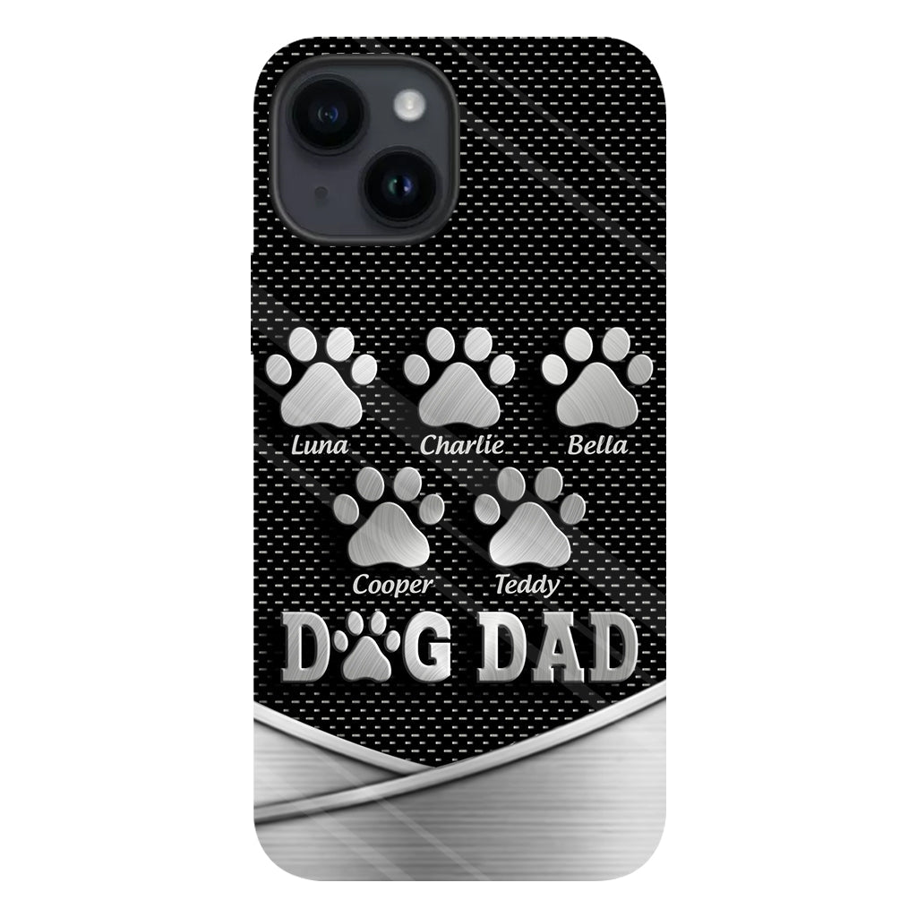 Hundepapa – Personalisierte Handyhülle mit Hundemotiv