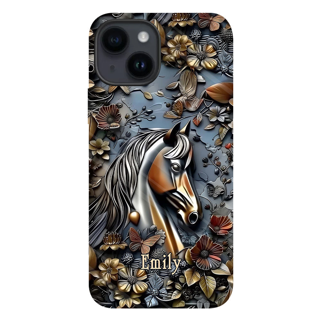 Stunning Horse - Personalized Horse Full Print Phone Case