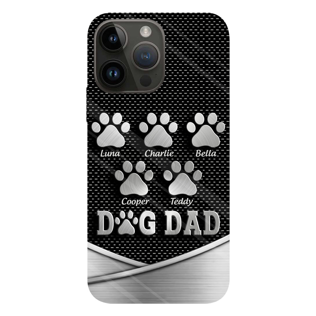 Hundepapa – Personalisierte Handyhülle mit Hundemotiv