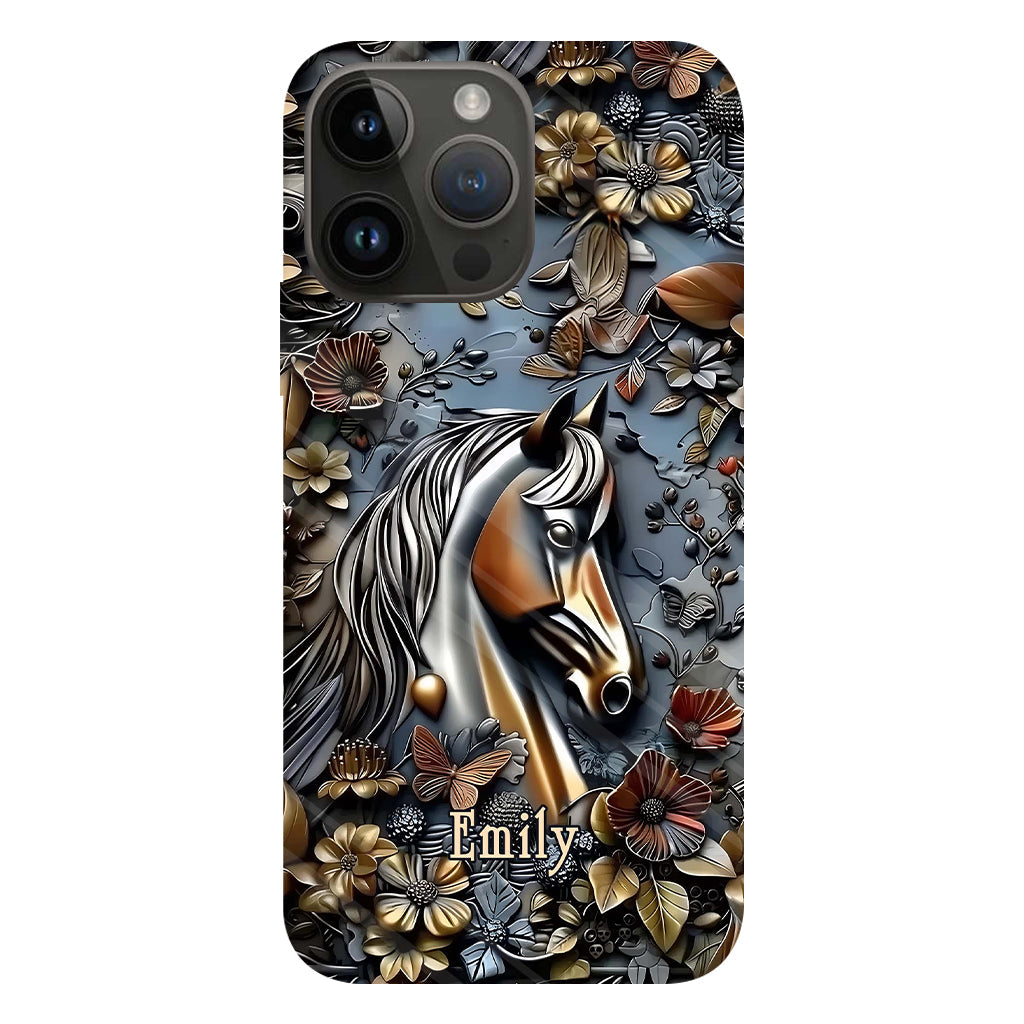 Stunning Horse - Personalized Horse Full Print Phone Case