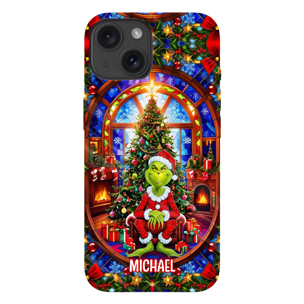 Green Christmas - Personalized Stole Christmas Full Print Phone Case