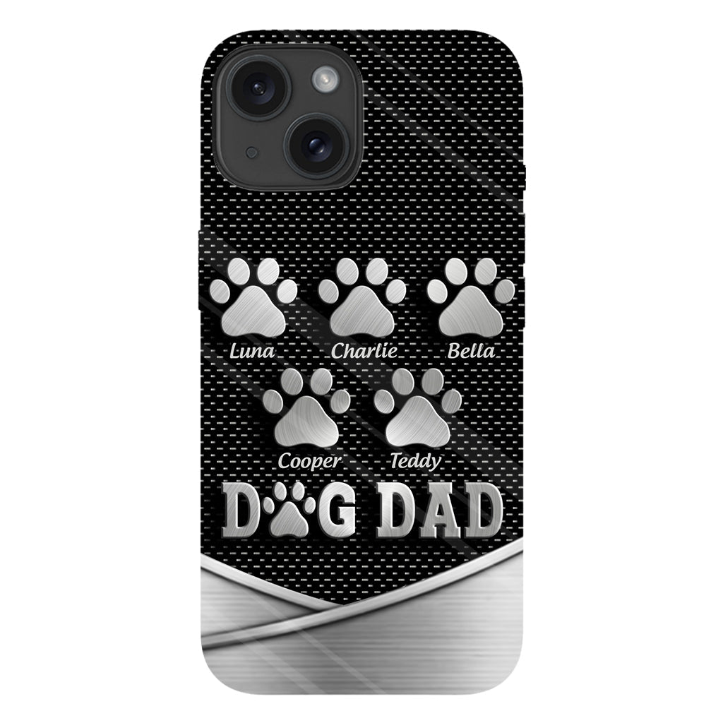 Hundepapa – Personalisierte Handyhülle mit Hundemotiv