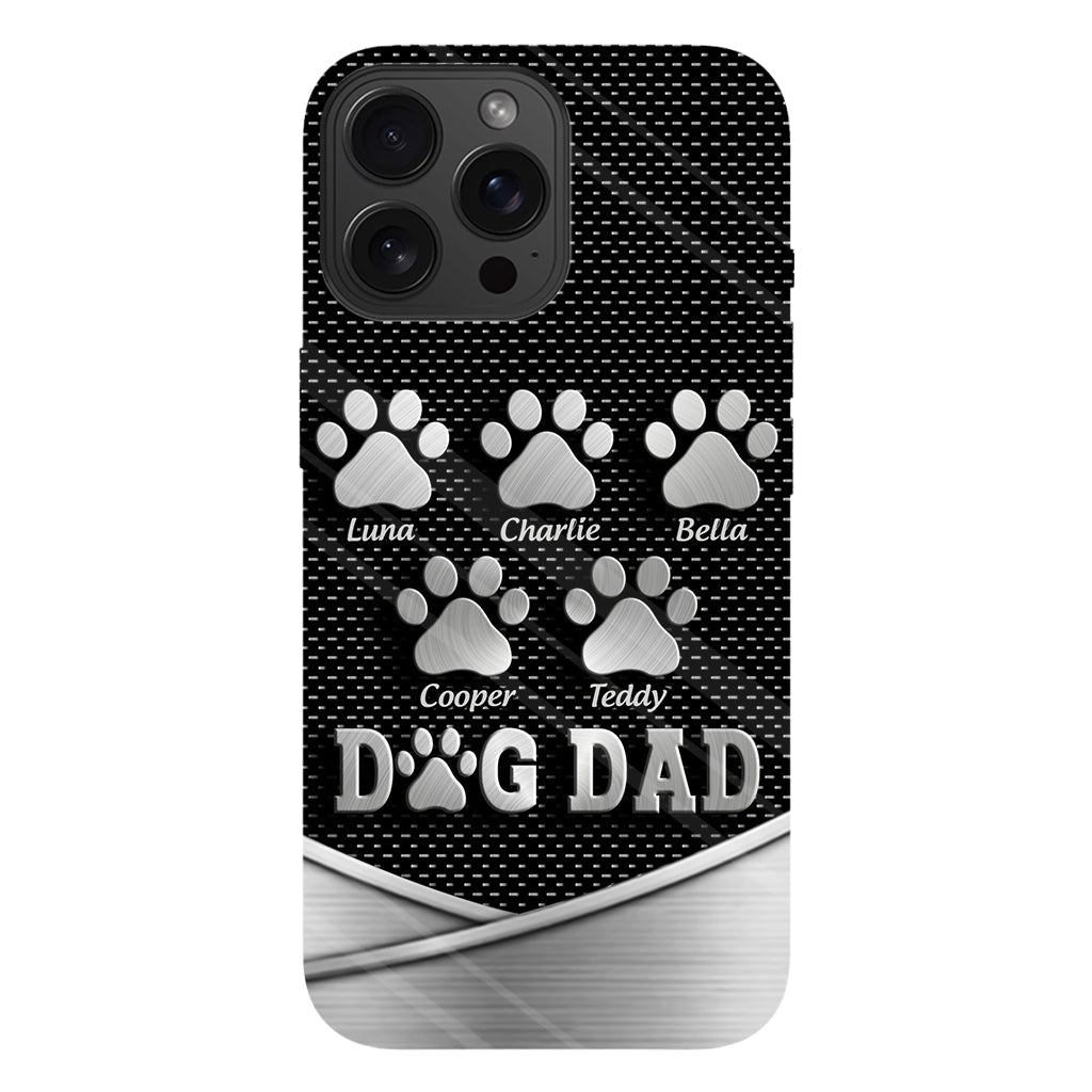 Hundepapa – Personalisierte Handyhülle mit Hundemotiv