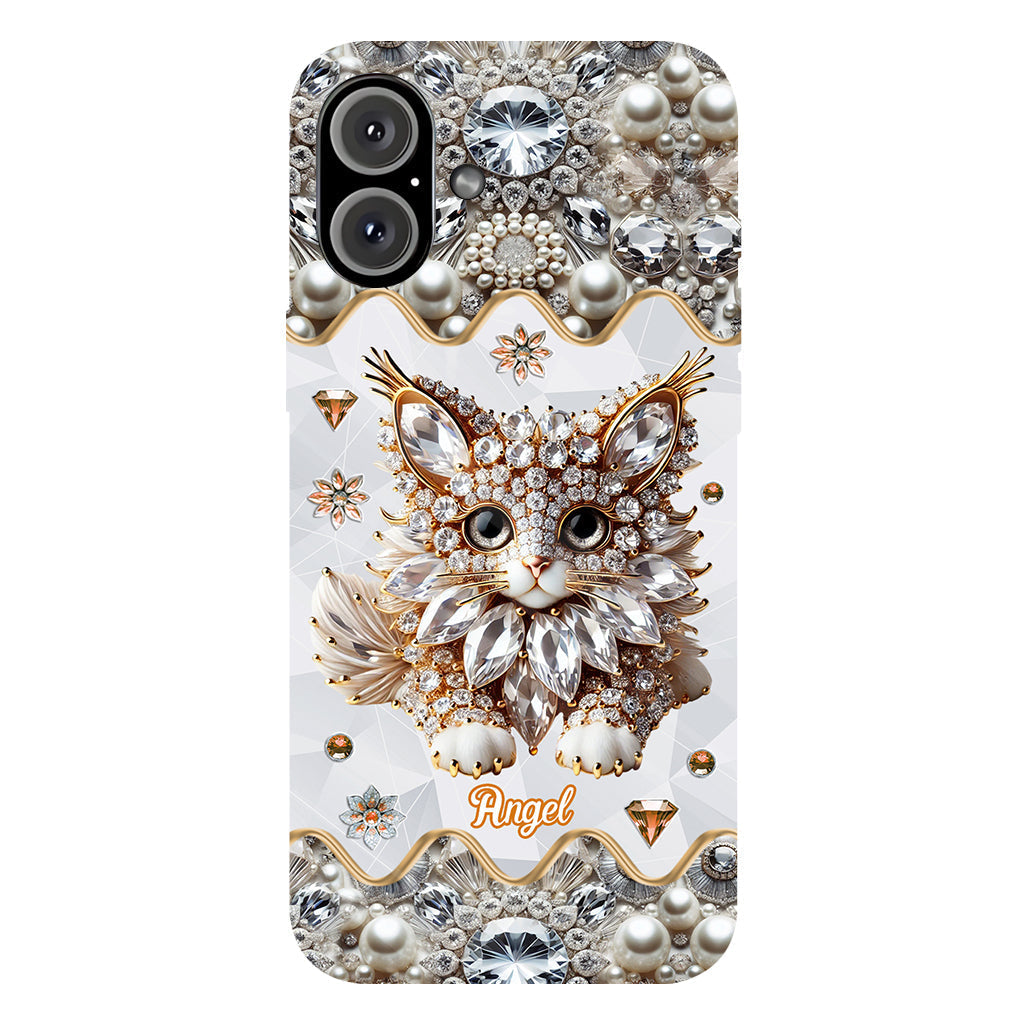 Coque de téléphone personnalisée avec motif chat persan « Love Persian Cat »