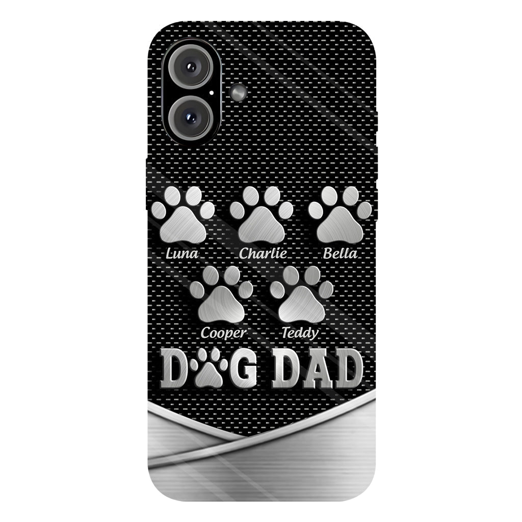Hundepapa – Personalisierte Handyhülle mit Hundemotiv